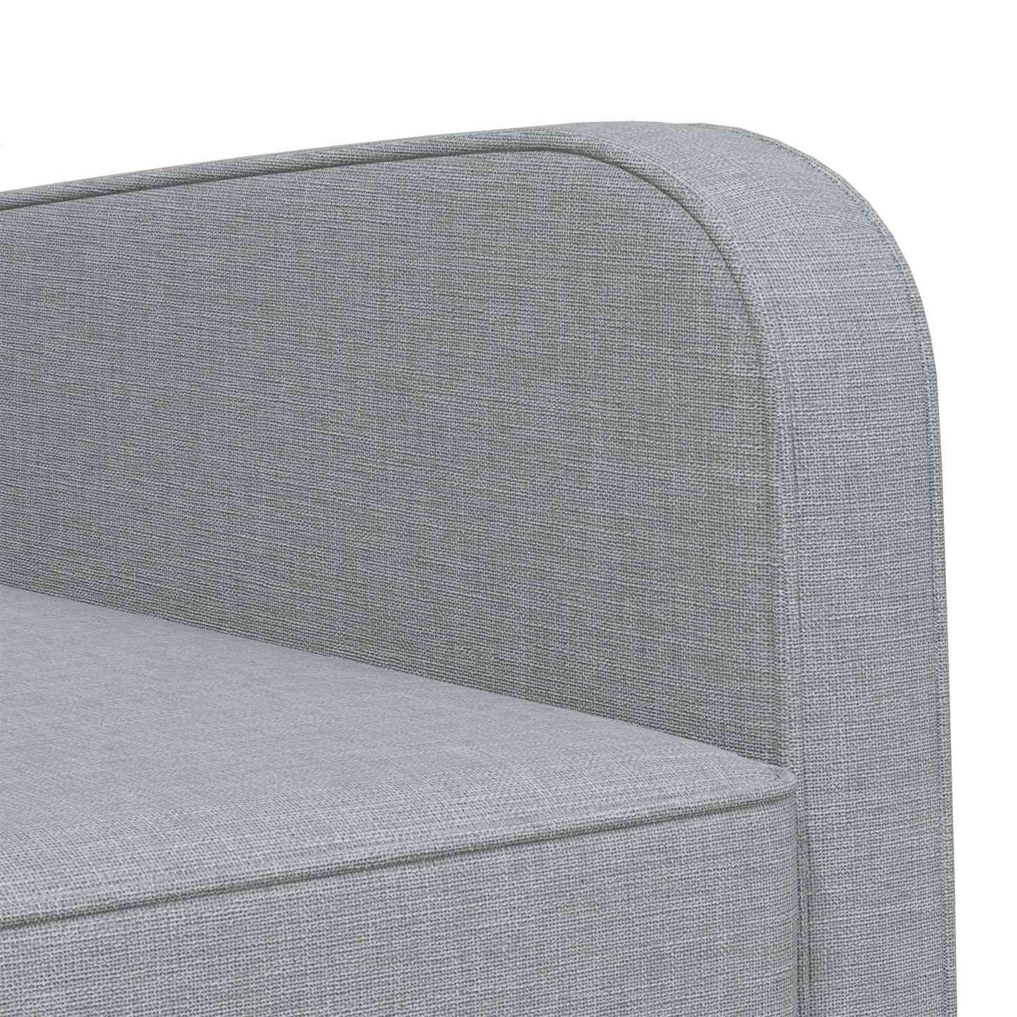 Armchair Light Grey Fabric
