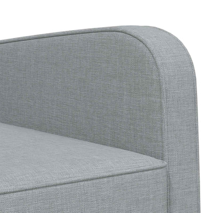 Armchair Light Grey Fabric