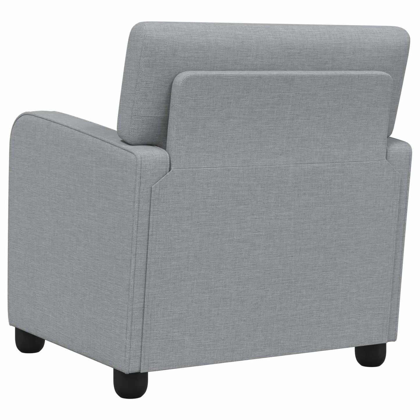 Armchair Light Grey Fabric