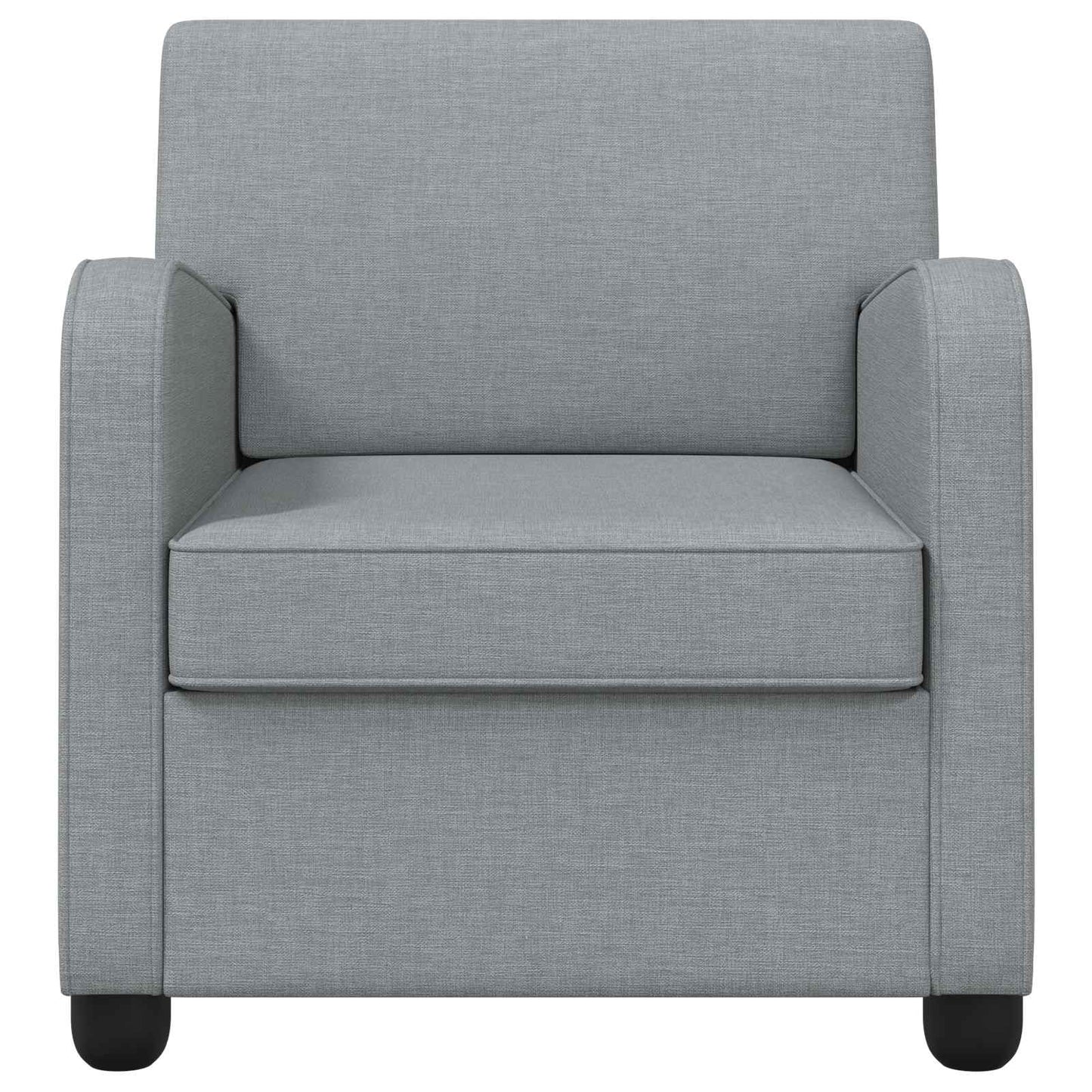 Armchair Light Grey Fabric