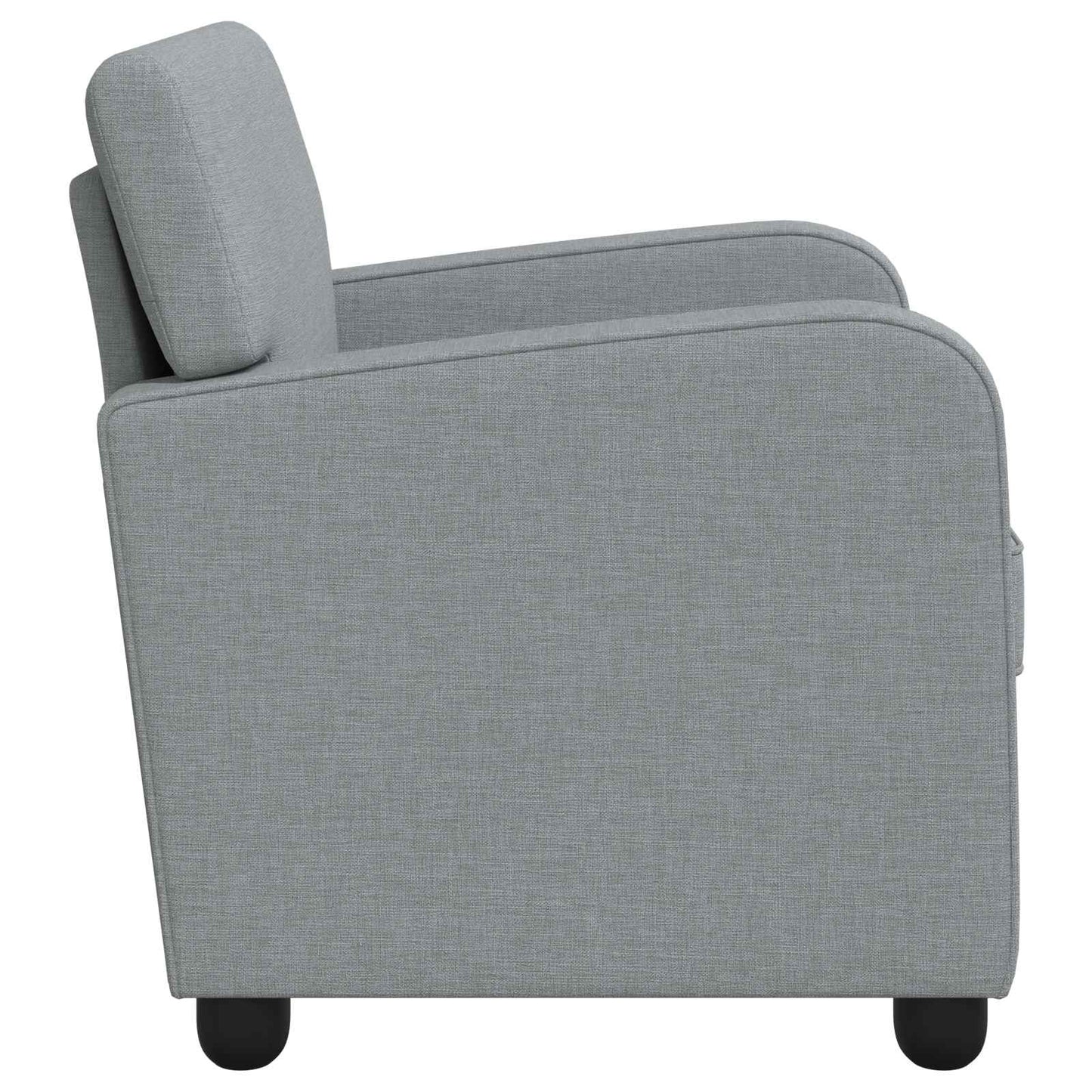 Armchair Light Grey Fabric