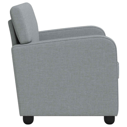 Armchair Light Grey Fabric
