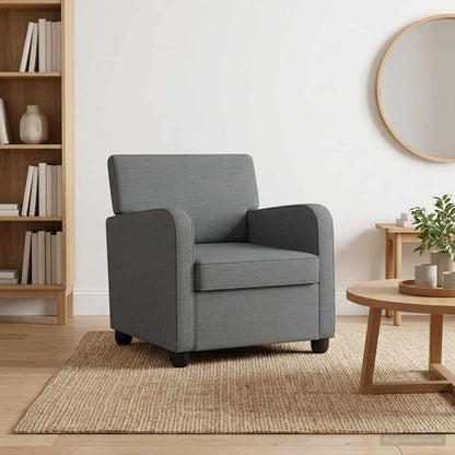 Armchair Dark Grey Fabric