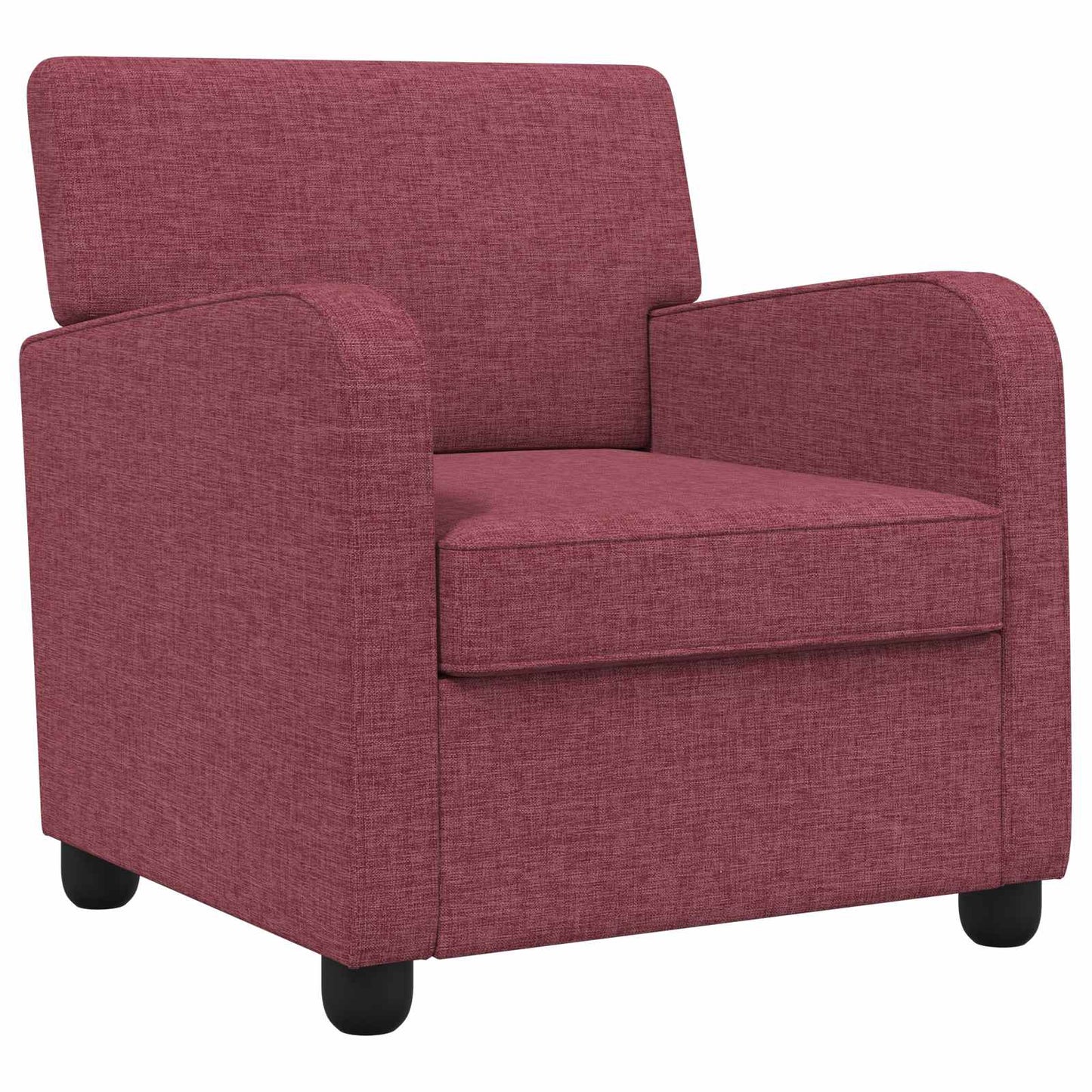 Armchair Wine Red Fabric
