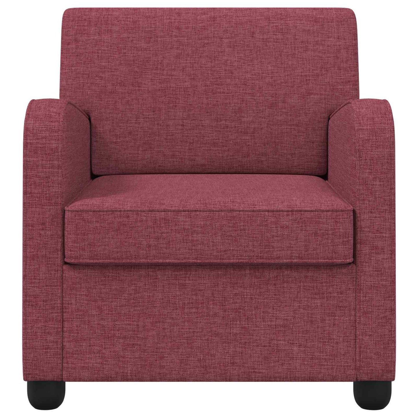 Armchair Wine Red Fabric