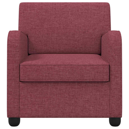 Armchair Wine Red Fabric