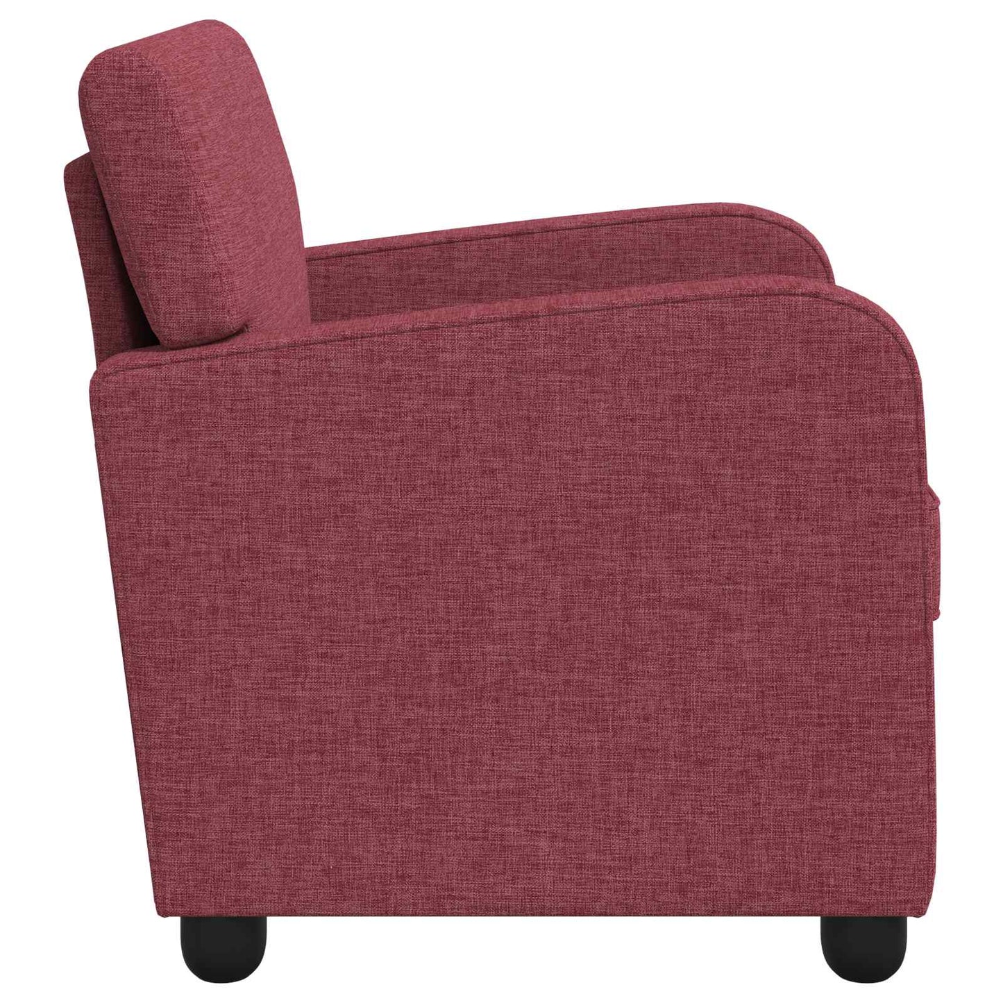 Armchair Wine Red Fabric