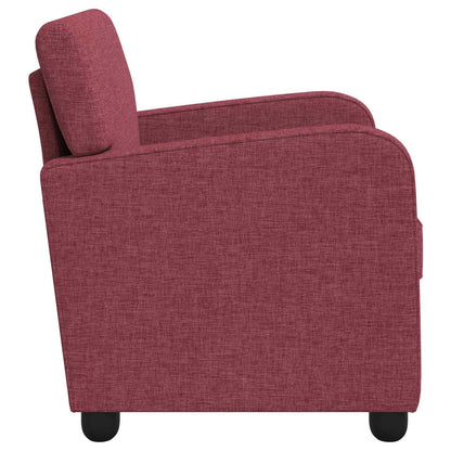 Armchair Wine Red Fabric