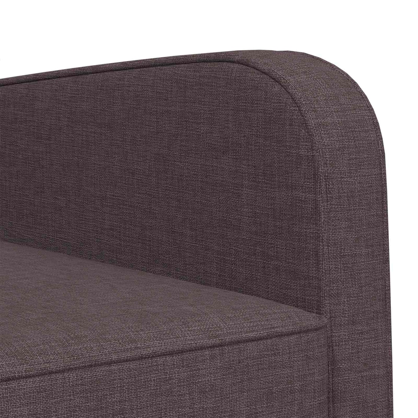 Armchair Dark Brown Fabric