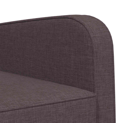 Armchair Dark Brown Fabric