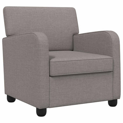 Armchair Taupe Fabric