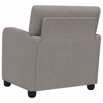 Armchair Taupe Fabric
