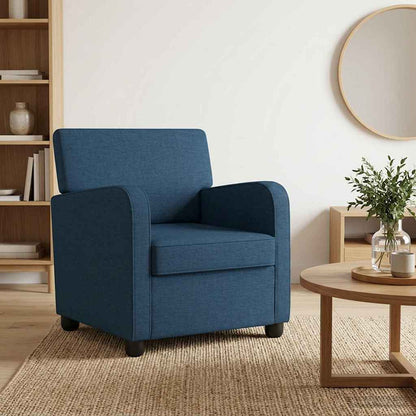 Armchair Blue Fabric