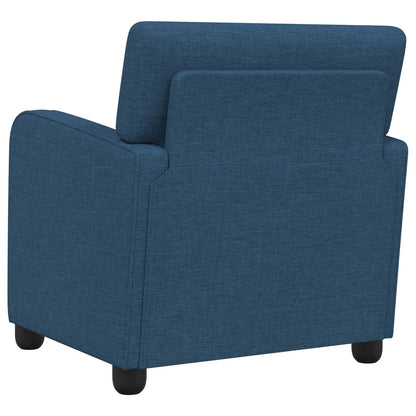 Armchair Blue Fabric