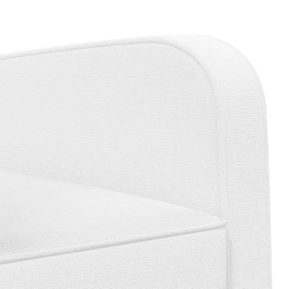 Armchair White Fabric