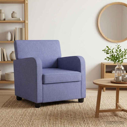 Armchair Jeans Blue Fabric