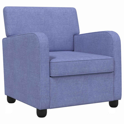 Armchair Jeans Blue Fabric