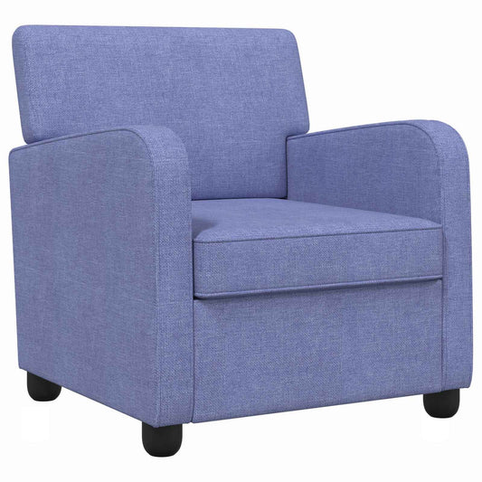 Armchair Jeans Blue Fabric