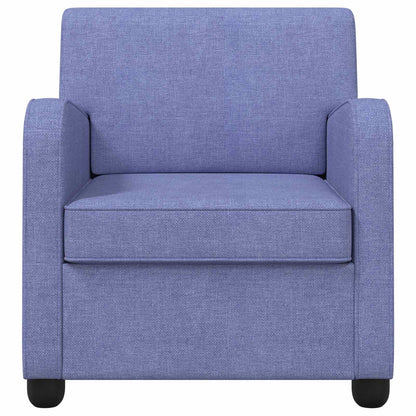 Armchair Jeans Blue Fabric