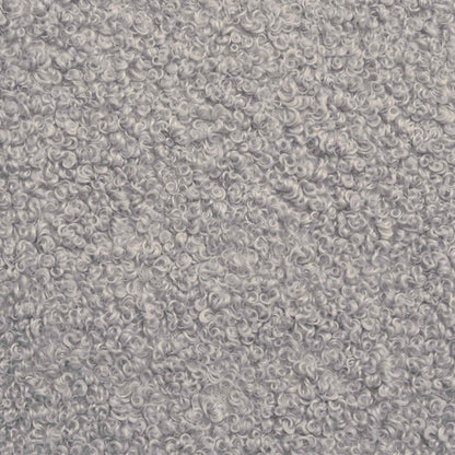 Armchair Light Grey Faux Lamb Fleece