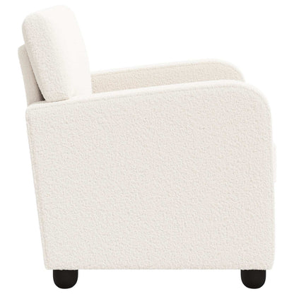 Armchair Cream Faux Lamb Fleece
