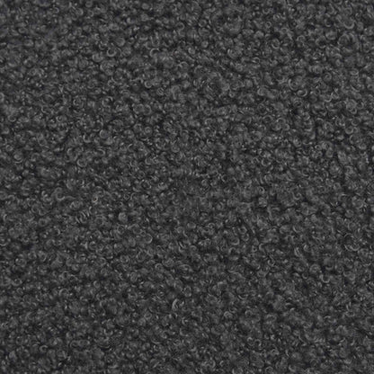 Armchair Dark Grey Faux Lamb Fleece