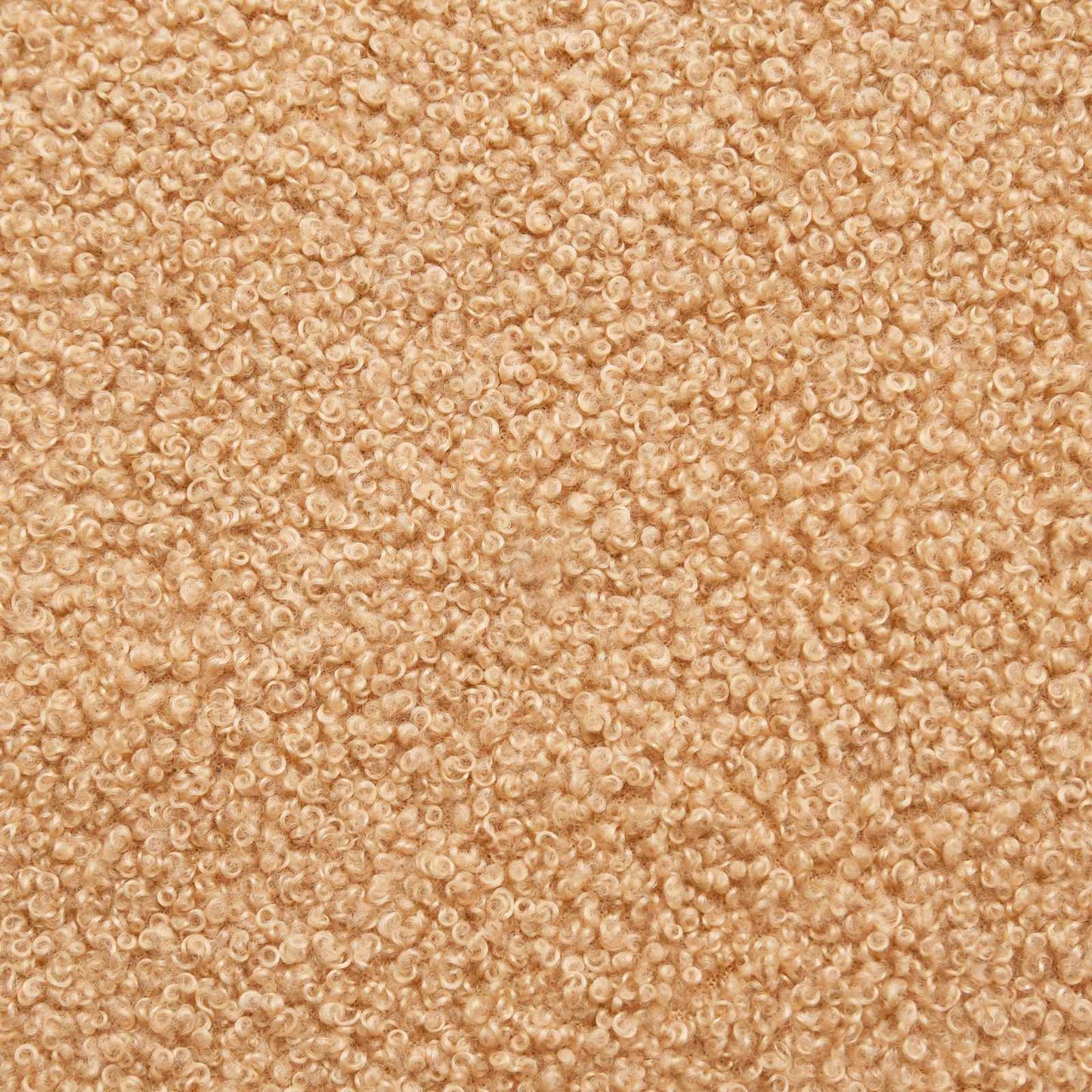 Armchair Beige Faux Lamb Fleece