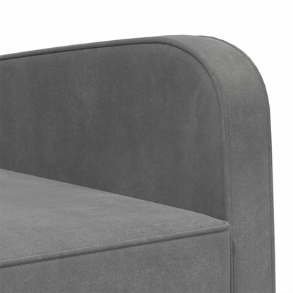 Armchair Dark Grey Velvet