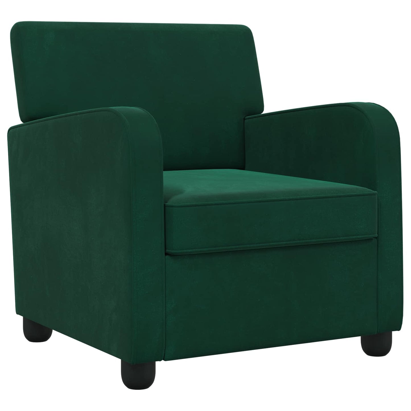 Armchair Dark Green Velvet