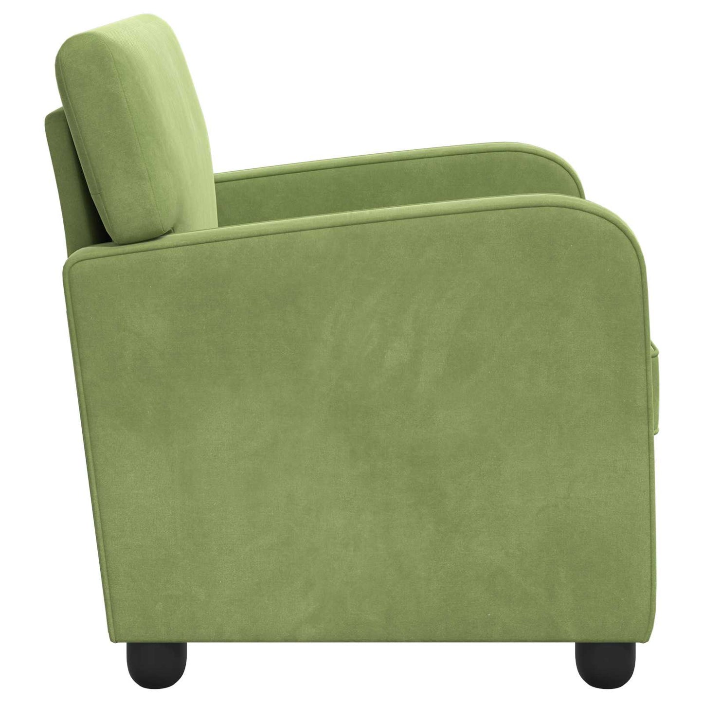 Armchair Light Green Velvet