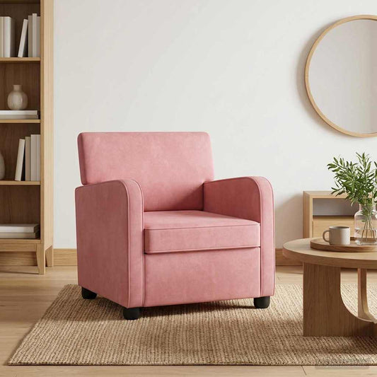 Armchair Pink Velvet