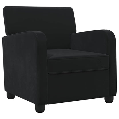 Armchair Black Velvet