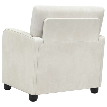 Armchair Cream Velvet