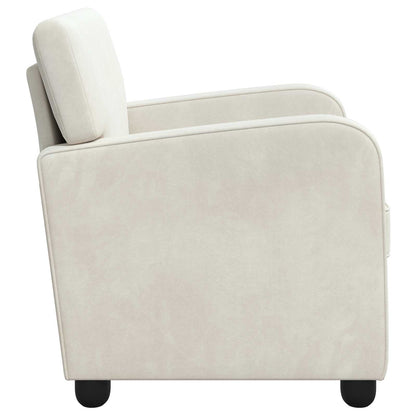 Armchair Cream Velvet
