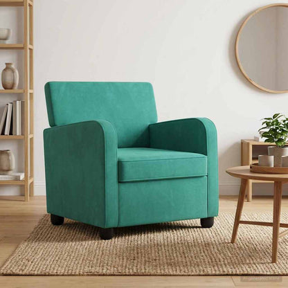 Armchair Turquoise Velvet