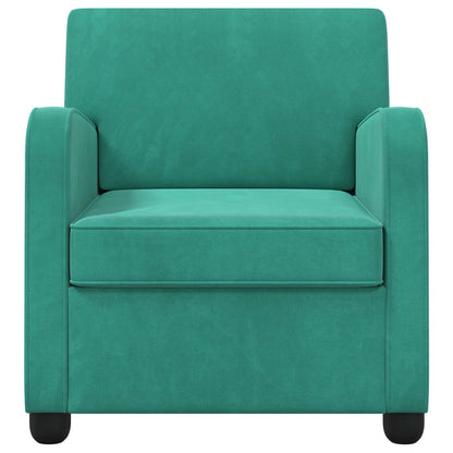 Armchair Turquoise Velvet