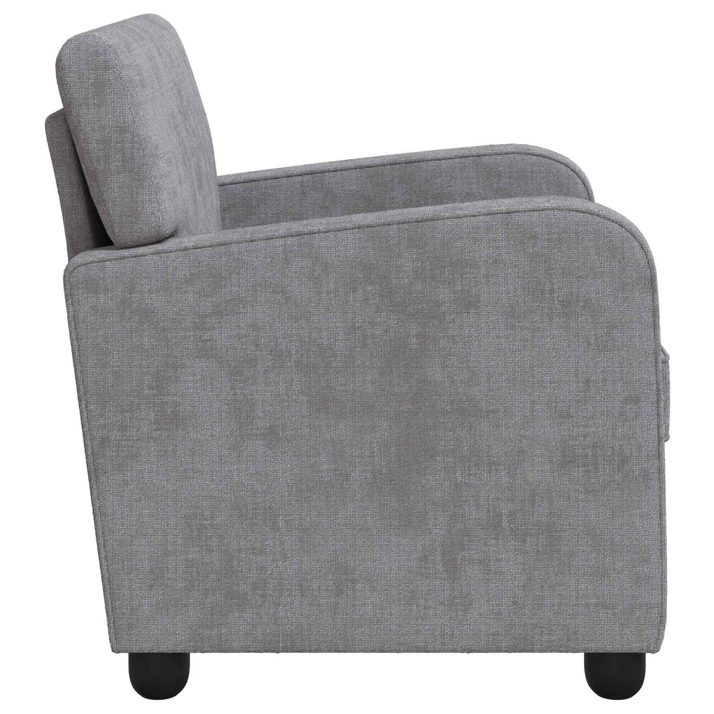 Armchair Light Grey Chenille