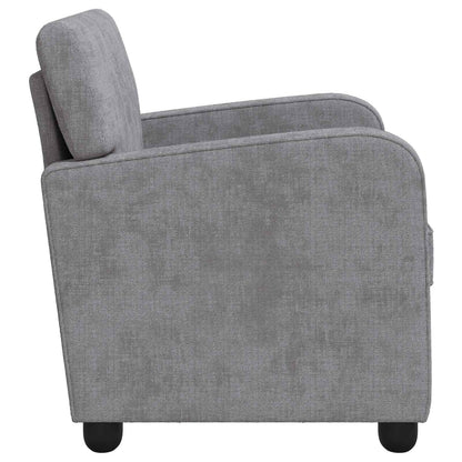 Armchair Light Grey Chenille