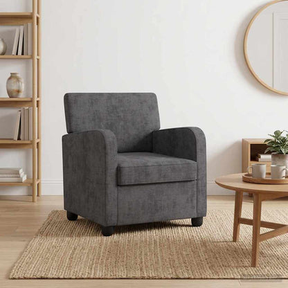 Armchair Dark Grey Chenille