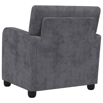 Armchair Dark Grey Chenille