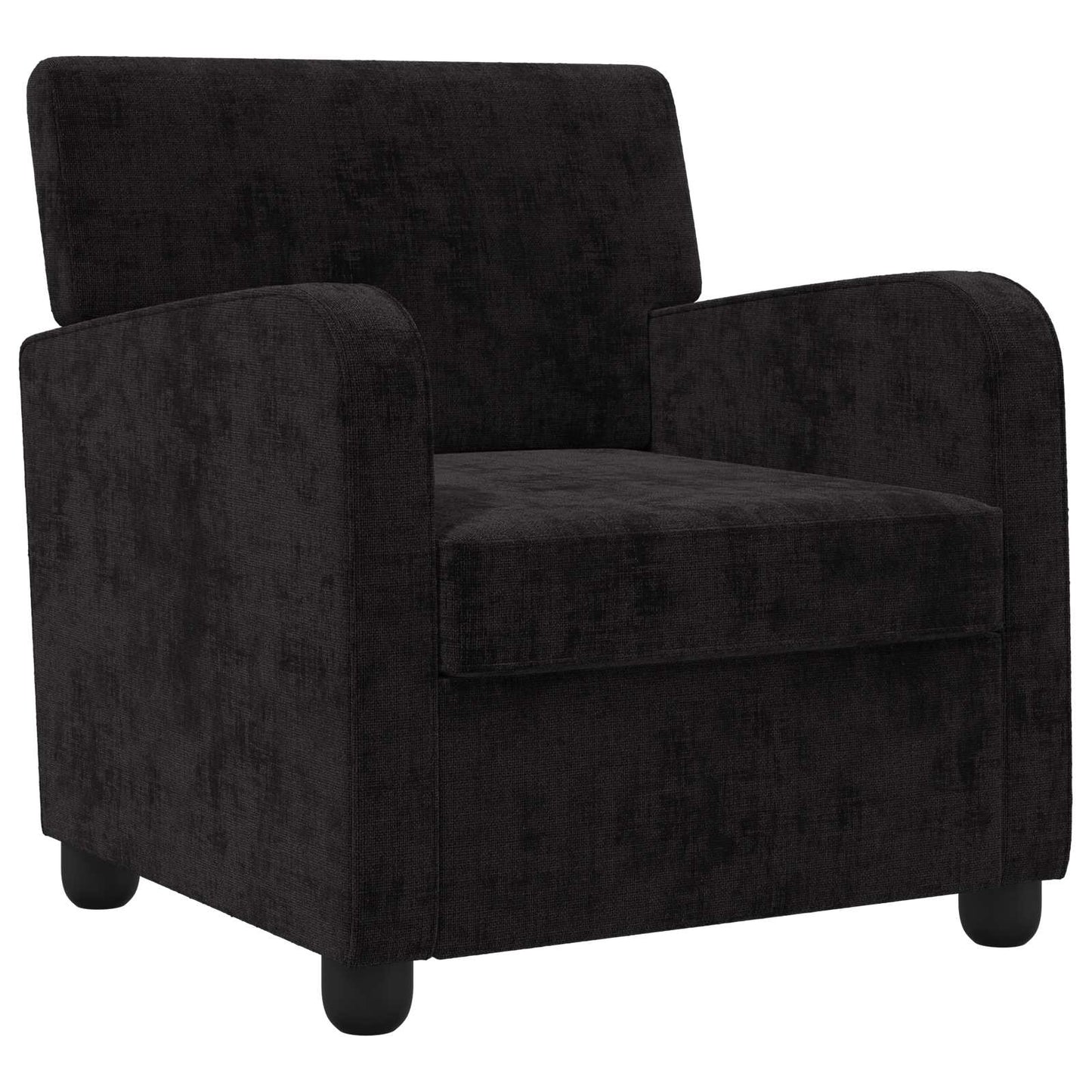 Armchair Black Chenille