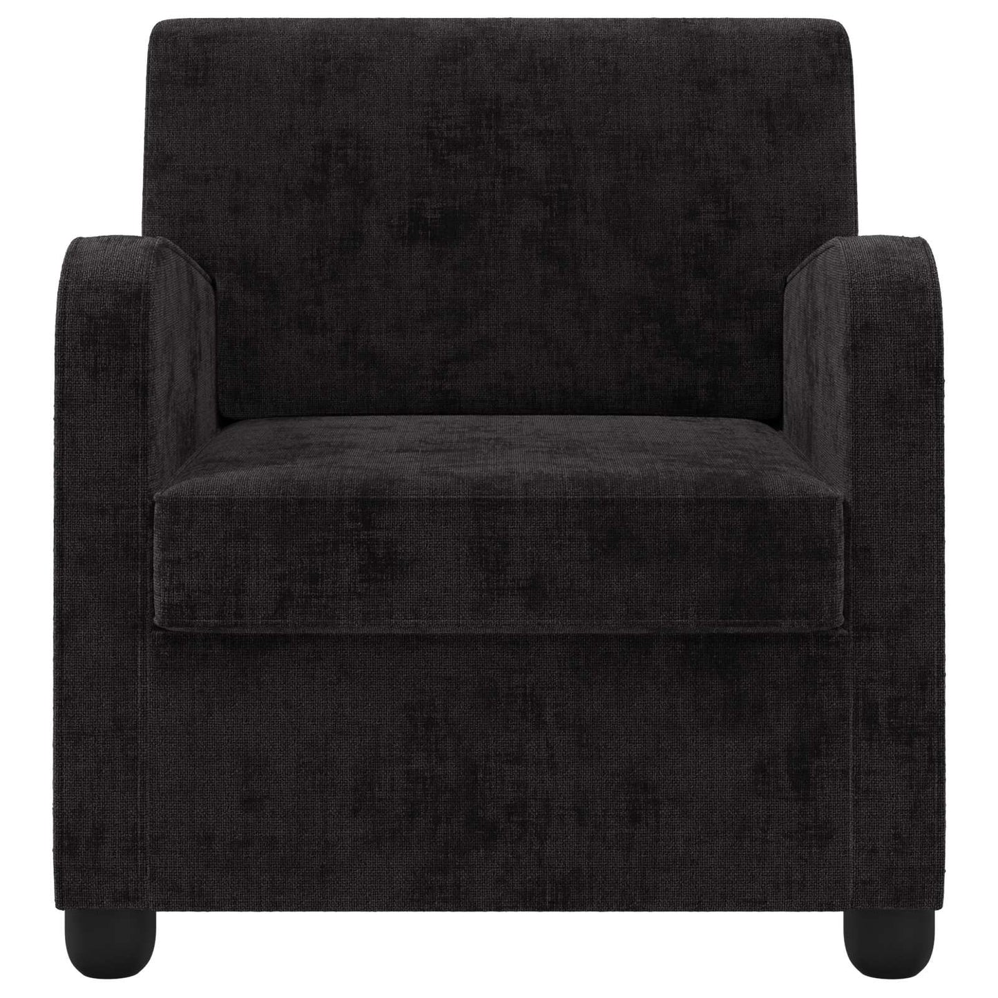 Armchair Black Chenille
