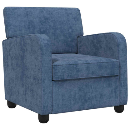 Armchair Blue Chenille
