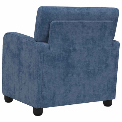 Armchair Blue Chenille