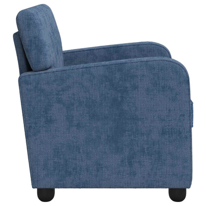 Armchair Blue Chenille