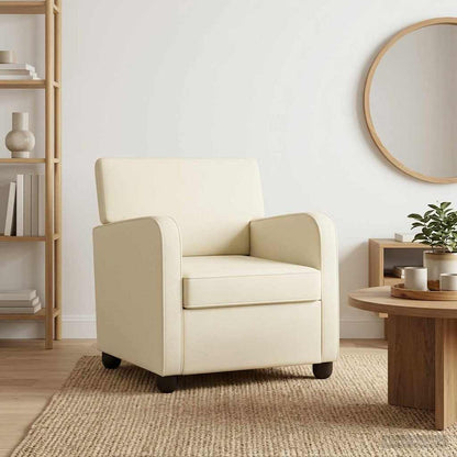 Armchair Cream Velvet