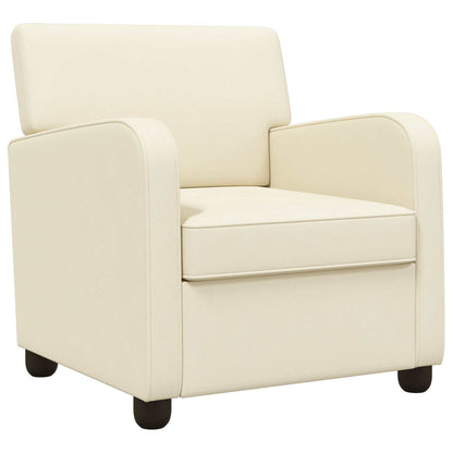 Armchair Cream Velvet