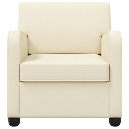 Armchair Cream Velvet