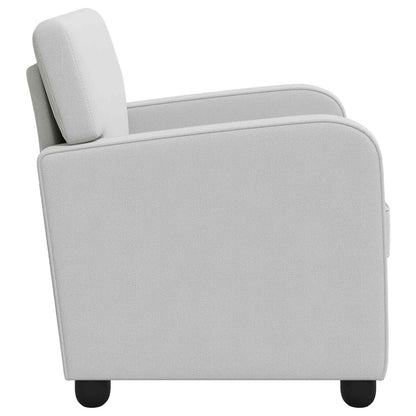 Armchair Light Grey Velvet