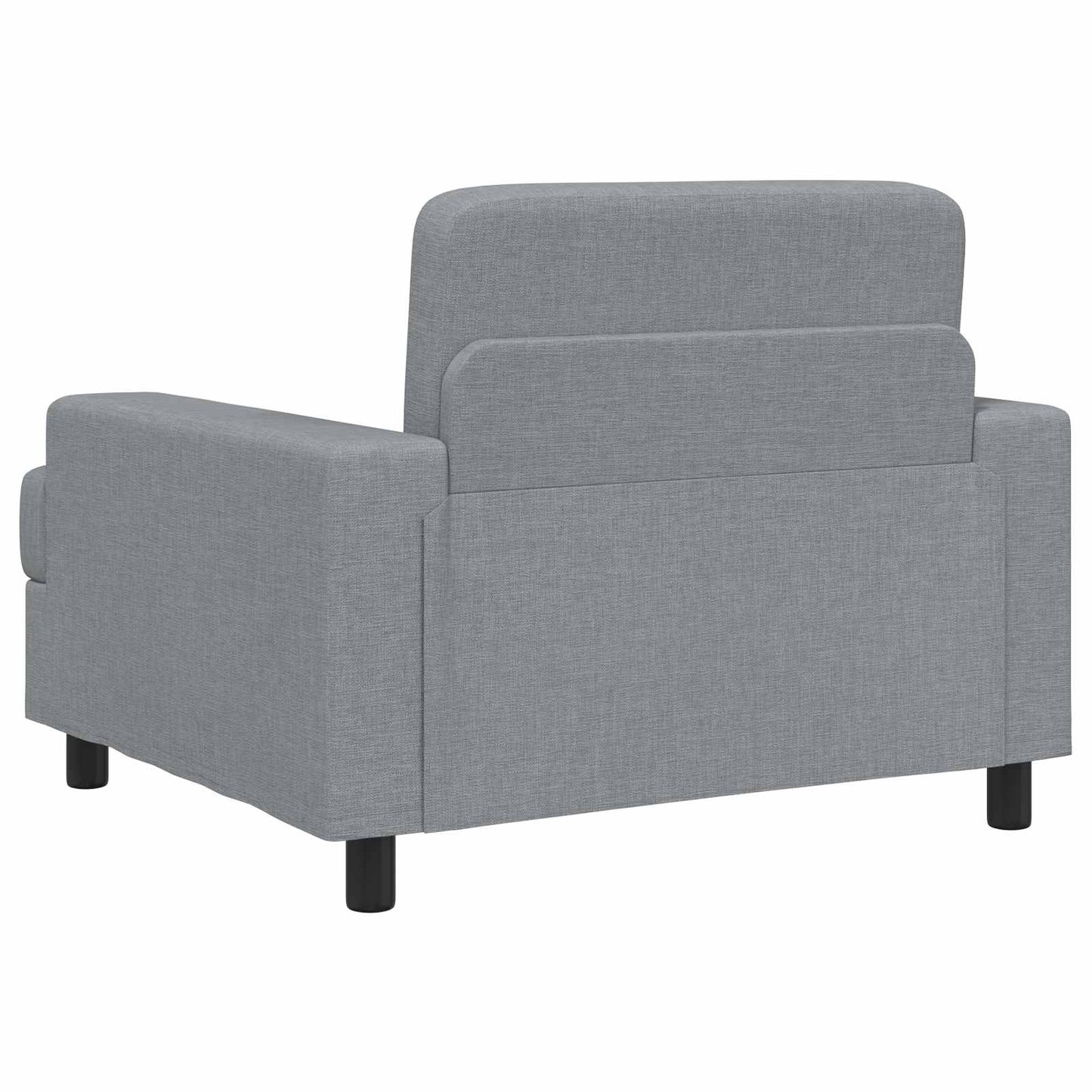 Armchair Light Grey Fabric